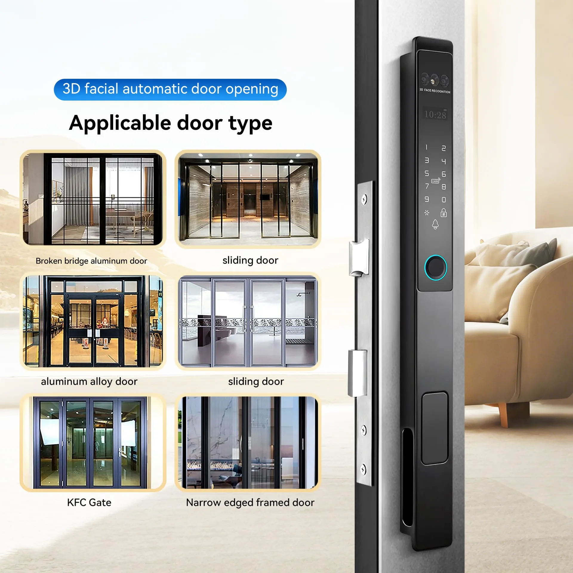 WAFU WF-H2 7合1 智能锁 — smart lock, face recognition | 产品图 2